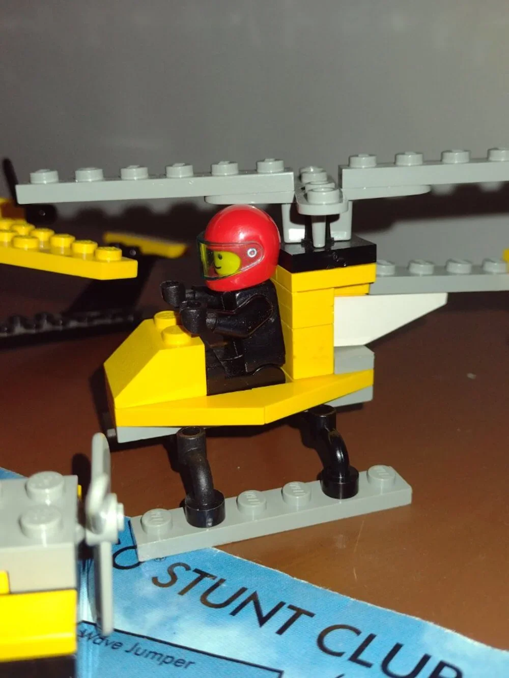Five Like New Lego Stunt Club and Space Ship with 4 minifigs